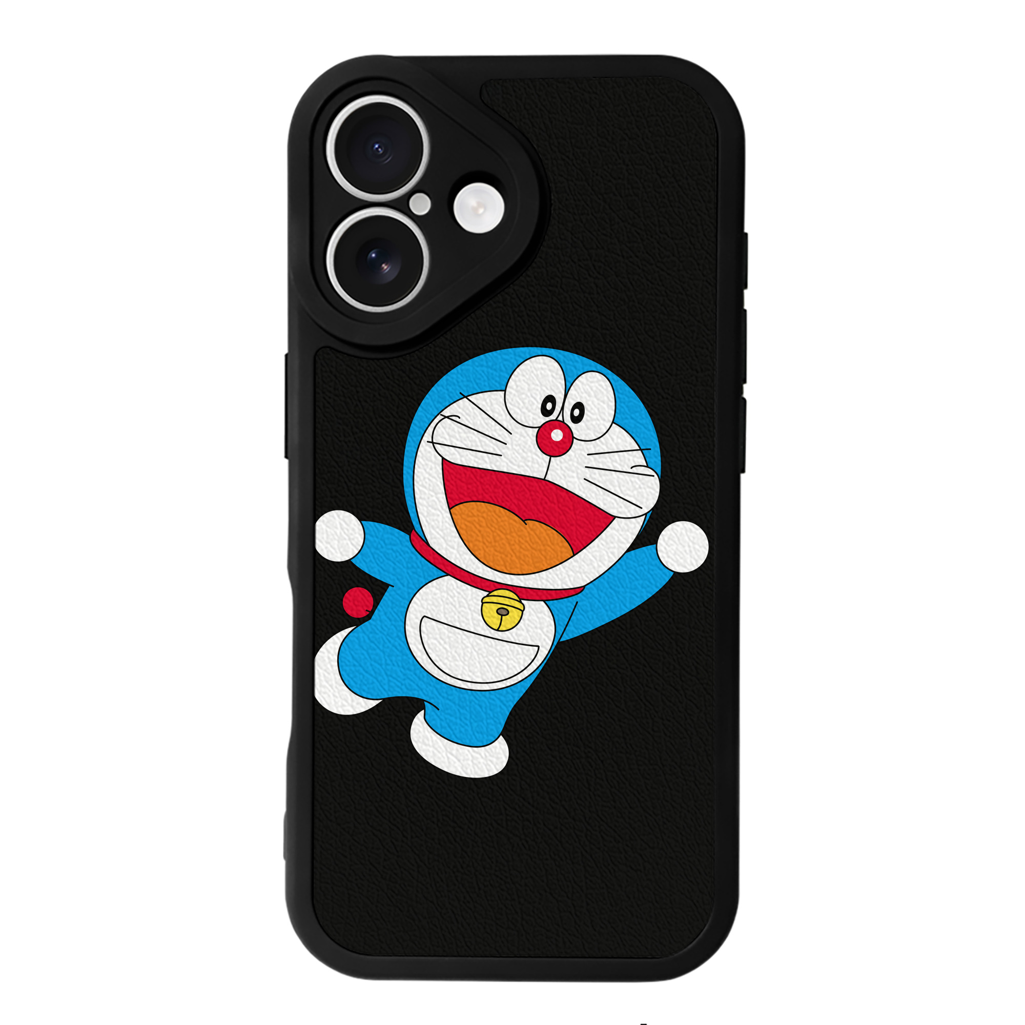 （画像用） ドラえもん Doraemon 【iPhone 16シリーズ対応】シリコンスマホケース（レザー調） 材質：シリコン